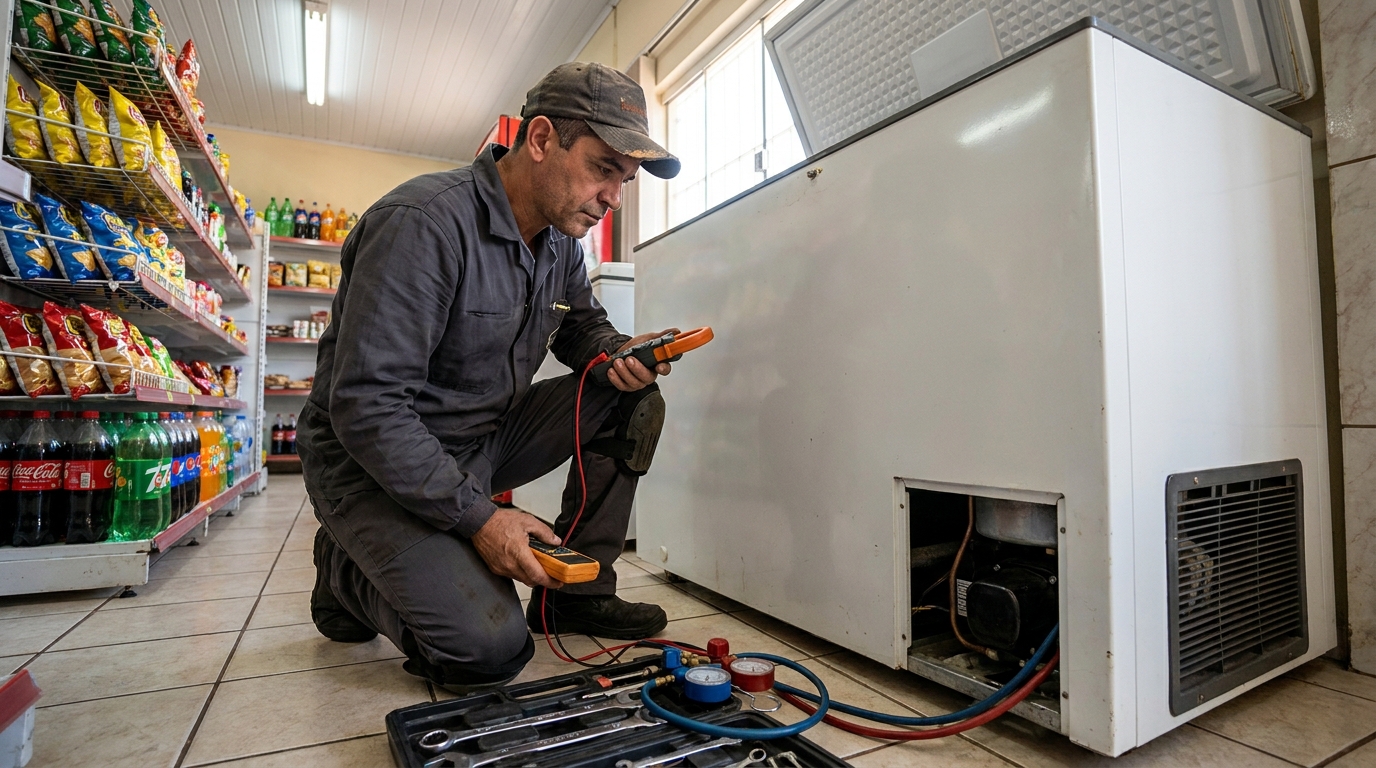 Conserto de placa eletrônica de freezer no Sapopemba, Zona Leste‑SP